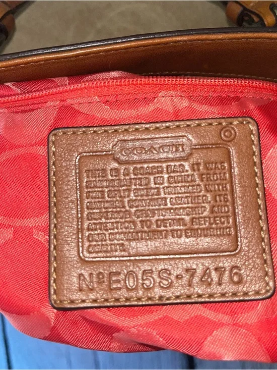 Vintage Y2K Coach Hampton Suede Tassel Leather Satchel Shoulder Bag (Style 7476) - Picture 11 of 15